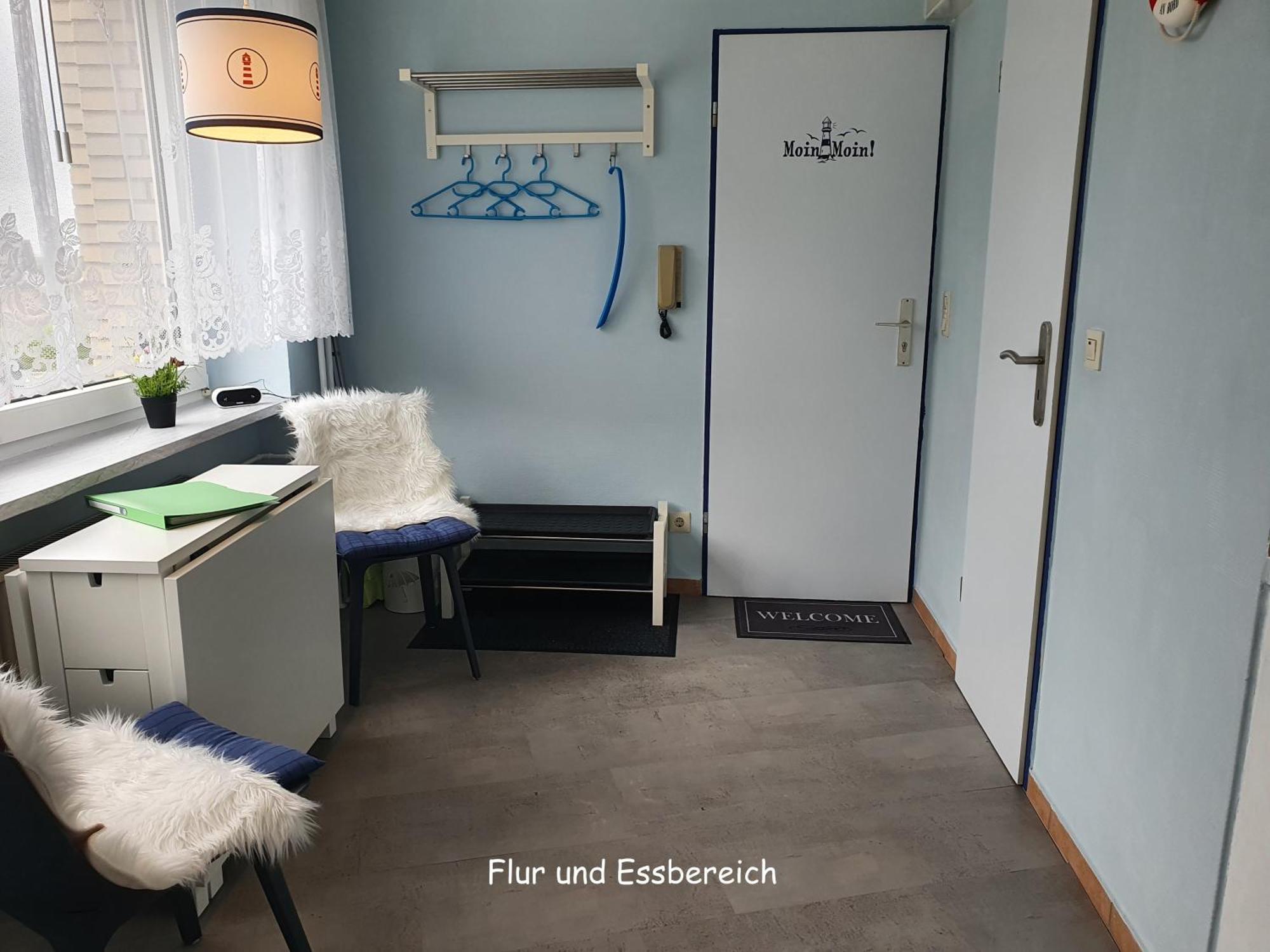 Apartment 103 im Haus Seehütte direkt am Strand in Cuxhaven Duhnen mit Seesicht in der Ferne Exterior foto